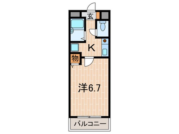 ベルゲンハイツ明石の物件間取画像